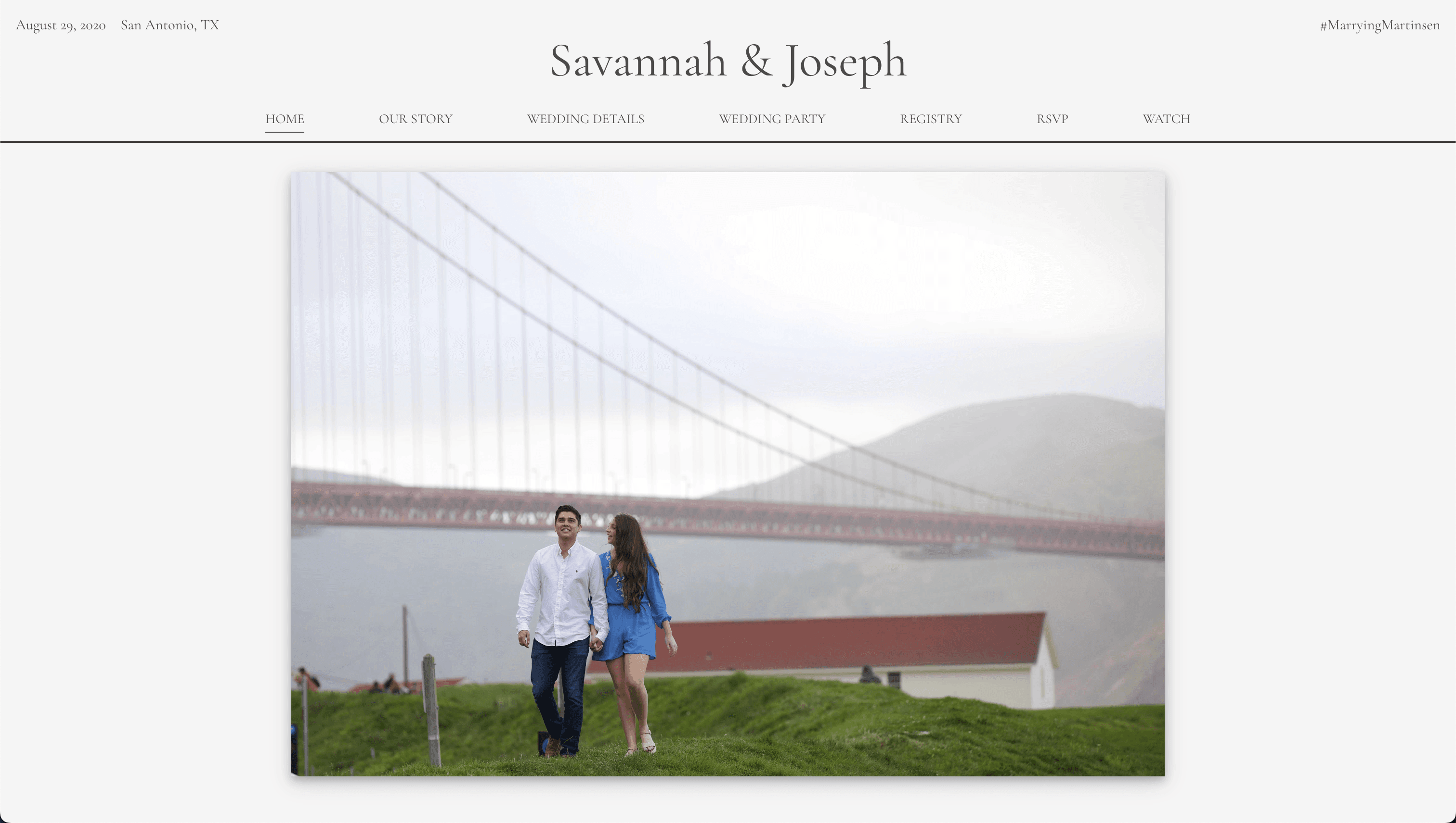 Wedding Website and RSVP